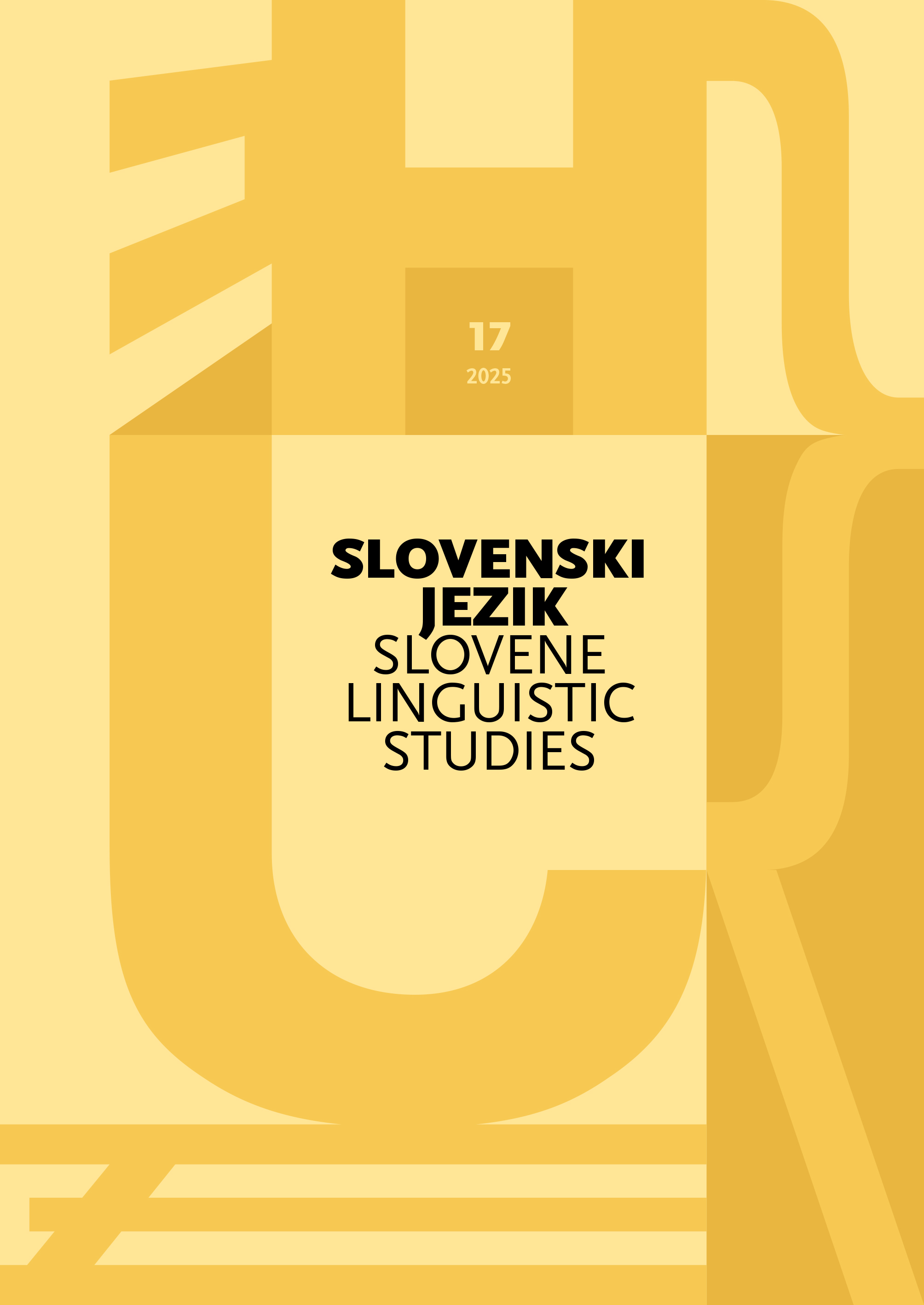 					Poglej Letn. 17 Št. 1 (2025):  Slovenski jezik / Slovene Linguistic Studies
				